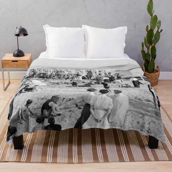 Item preview, Vintage Beach Photo Atlantic City, New Jersey, 1908 designed and sold by Vintage Wall Art.