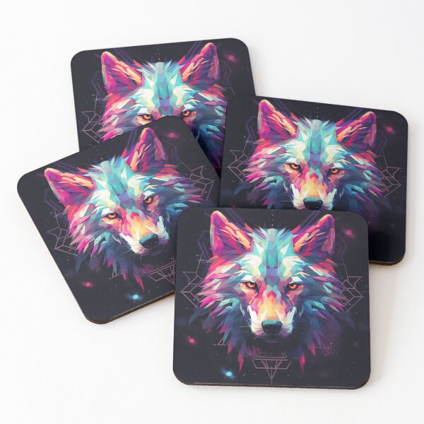 Item preview, neon wolf no 2  designed and sold by Sylwia Kuc.
