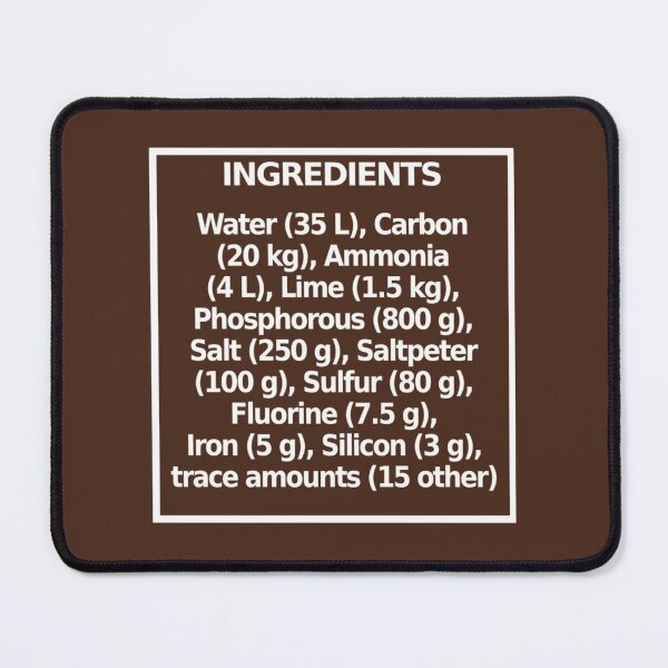 Item preview, Ingredients (dark) 	 	 designed and sold by mbifftkfz90.