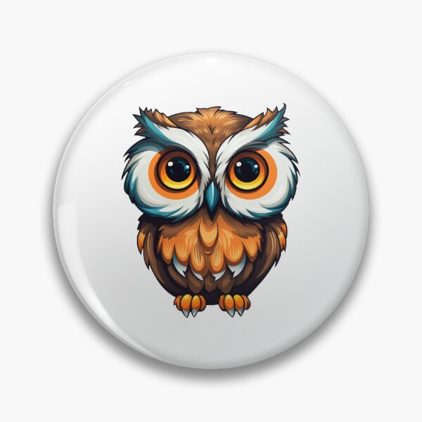 Item preview, Big eyes young owl designed and sold by SmileshareShop.