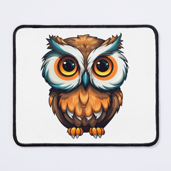 Item preview, Big eyes young owl designed and sold by SmileshareShop.