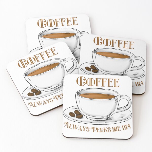 Item preview, Coffee Always Perks Me Up! Coffee Lover Gift. designed and sold by SSustainable.