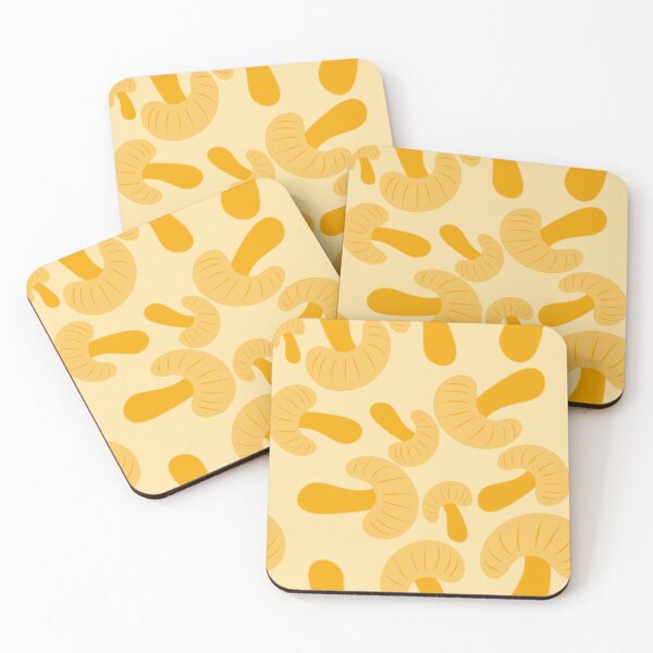 Item preview, yellow poisonous mushroom pattern designed and sold by nickardi.