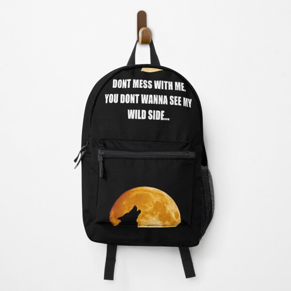 Item preview, Wild side alpha wolf ironic funny meme designed and sold by JEMerchandise.