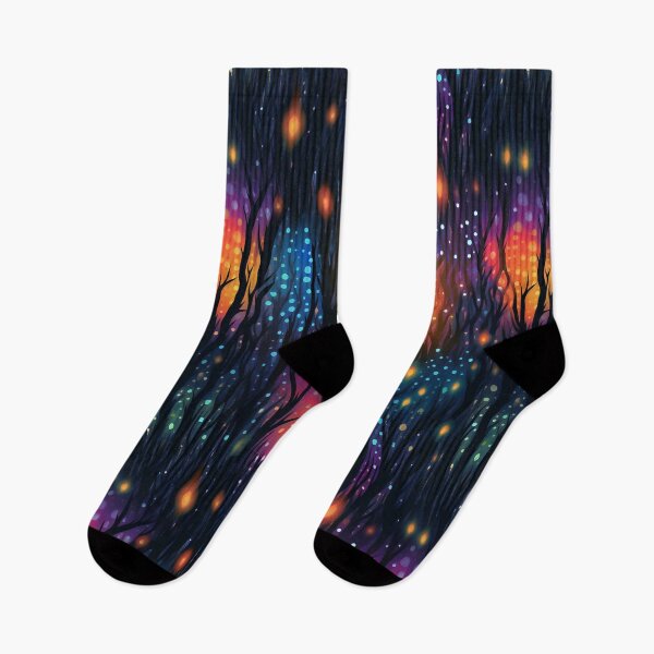 Item preview, Aesthetic Glowing Forest Pattern designed and sold by MythicPrompts.