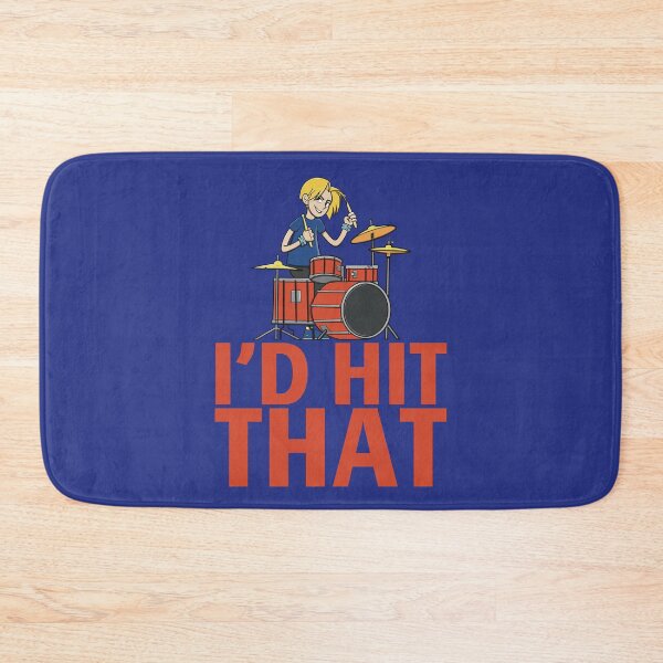 Item preview, I'd Hit That Drummer : Hilarious drummer quote designed and sold by ImaginarStore.