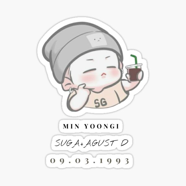 Item preview, suga animation designed and sold by SerendipityMAKN.