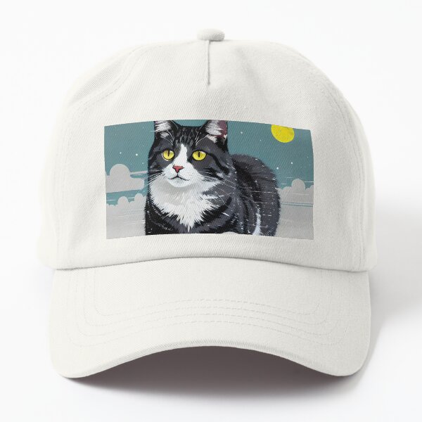 Item preview, Cat and moon designed and sold by Uspekh20.