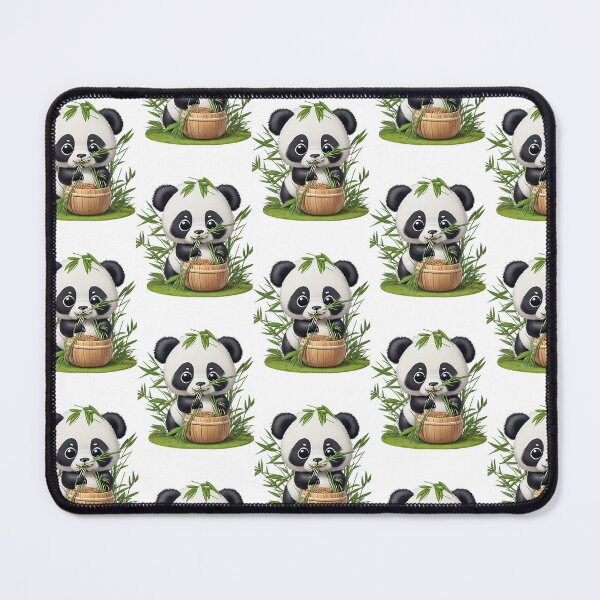 Item preview, Bamboo Feast Adorable Panda Snacking designed and sold by Permana96.