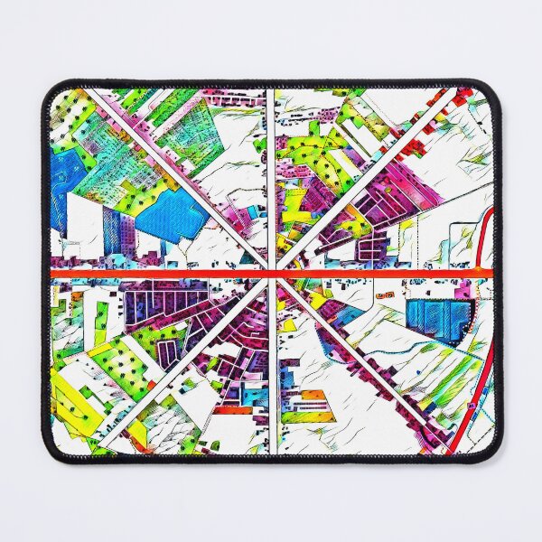 Item preview, Map Graphic of Nowosolna District in Lodz designed and sold by Nowosolnianka.