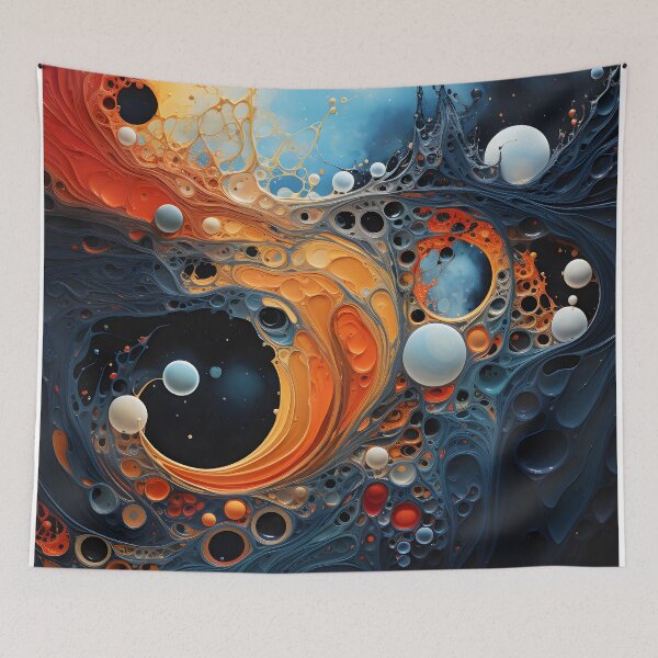 Item preview, Ebru Abstract Art 8 designed and sold by Maxouniverse.
