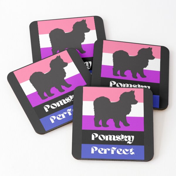 Item preview, GenderFluid Pride Colours, Puppy, Pomsky, Husky, Pom, Support and Respect Humanity Collection designed and sold by PomskysRus.