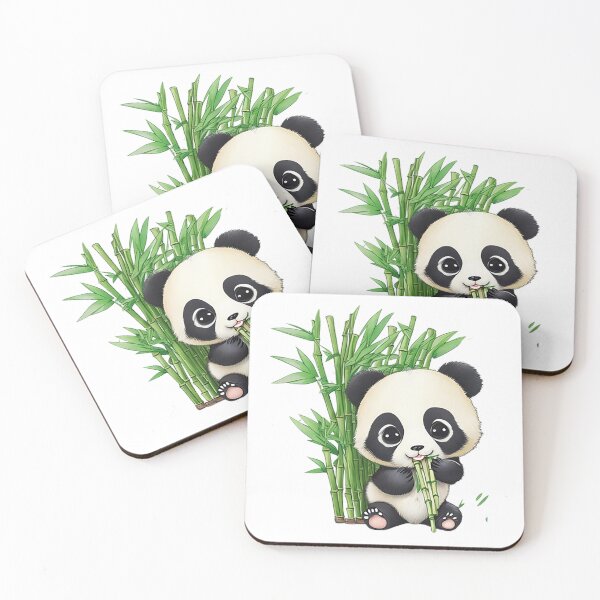 Item preview, Gourmet Panda Savoring Bamboo Bites designed and sold by Permana96.