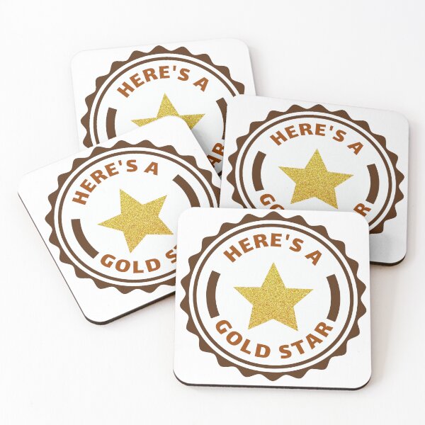 Item preview, Here's a Gold Star designed and sold by Angelena Antenuci.