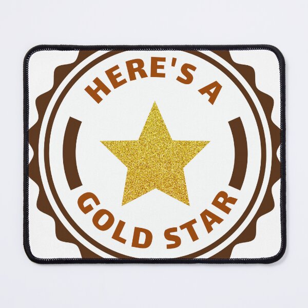 Item preview, Here's a Gold Star designed and sold by Angelena Antenuci.