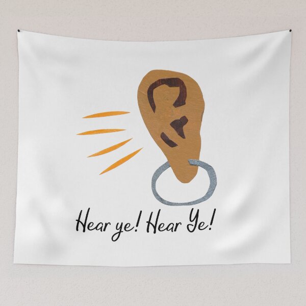 Item preview, ¡Escucha! ¡Escucha! designed and sold by blue-planet-art.