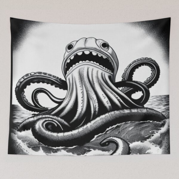 Item preview, Old Time Sea Beast designed and sold by Source919.