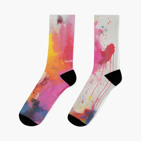 Item preview, love the chaos colorful splash escape painting designed and sold by LuisaYas.