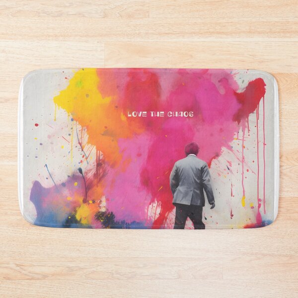 Item preview, love the chaos colorful splash escape painting designed and sold by LuisaYas.