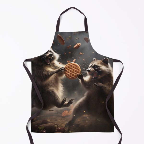 Item preview, Raccoons fight for cookie designed and sold by Creochrome.