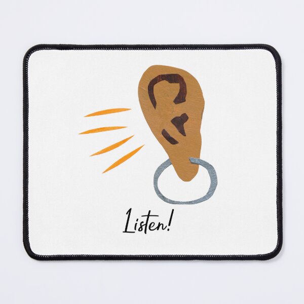 Item preview, Listen! designed and sold by blue-planet-art.