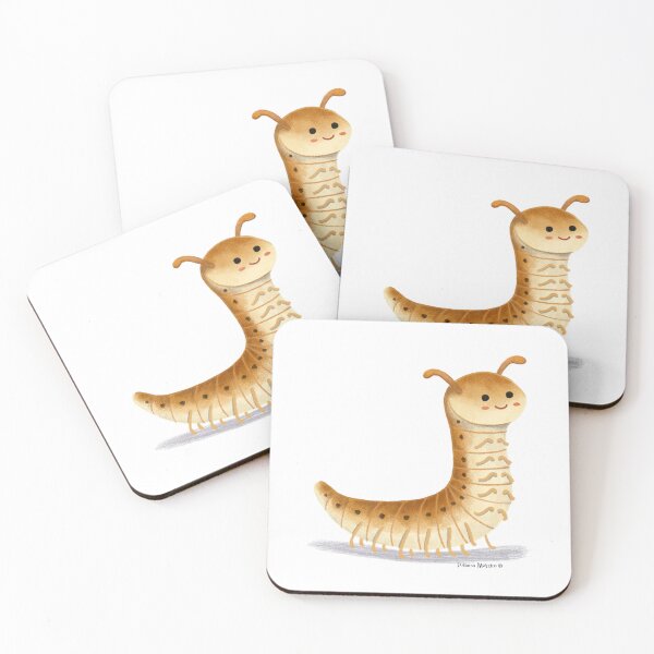 Item preview, Cute Snake Millipede designed and sold by julianamotzko.