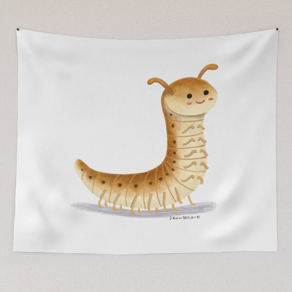Item preview, Cute Snake Millipede designed and sold by julianamotzko.