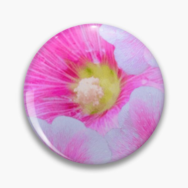 Item preview, PINK GARDEN HOLLYHOCK FLOWER PATTERNS ARTS designed and sold by sharlesart.