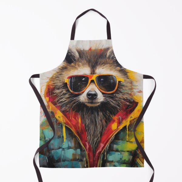 Item preview, Cool colorful raccoon designed and sold by Creochrome.