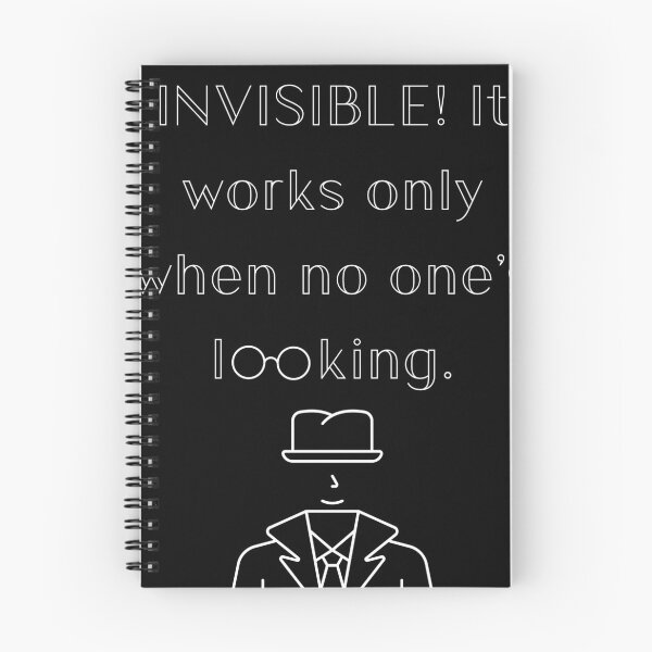 Item preview, Invisible! It works only when no one's looking designed and sold by Hadesiaq.
