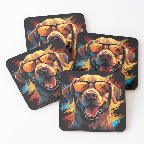 Item preview, funny labrador in sunglasses  designed and sold by Sylwia Kuc.