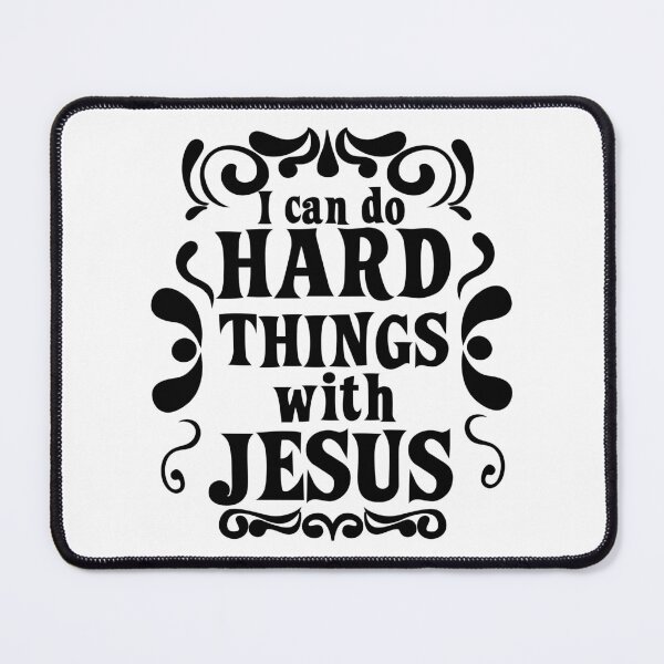 Item preview, I Can Do Hard Things With Jesus Retro style designed and sold by EvangelLuke.