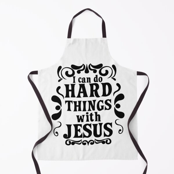 Item preview, I Can Do Hard Things With Jesus Retro style designed and sold by EvangelLuke.
