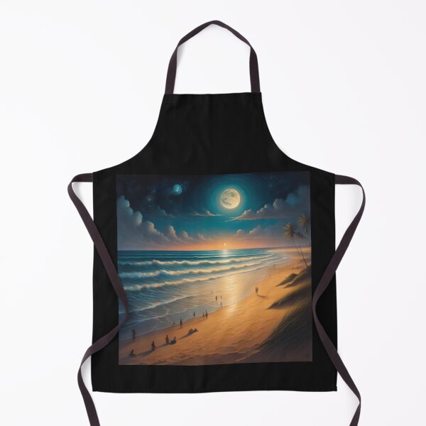 Item preview, Euphoric Bohemian beach at night 1 designed and sold by AnamcaraBoho.