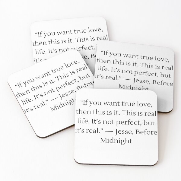 Item preview, True Love Before Sunset Quote designed and sold by PinkStreet.