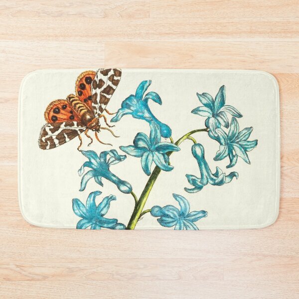 Item preview, Antique scientific illustration of metamorphosis. Blue designed and sold by scientiafemina.