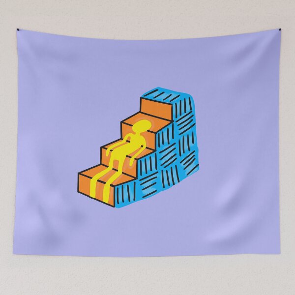 Item preview, Shadow man- Orange and blue designed and sold by ScrimblyStudios.