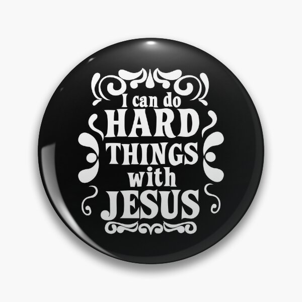 Item preview, I Can Do Hard Things With Jesus Retro style designed and sold by EvangelLuke.