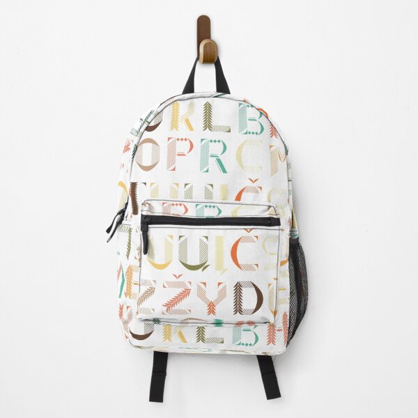 Item preview, Forest Themed Alphabet in Vintage Pattern and Pastel Colors designed and sold by LeakAPeak.