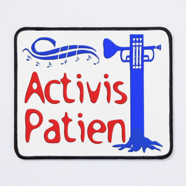 Item preview, Incomparable Abstract Activist Patient Trumpet Tree - Dynamic Motivational Artwork for fighting Illness - special gift for all chronically patients and especially for musicians diabetic patients. designed and sold by Ralek.