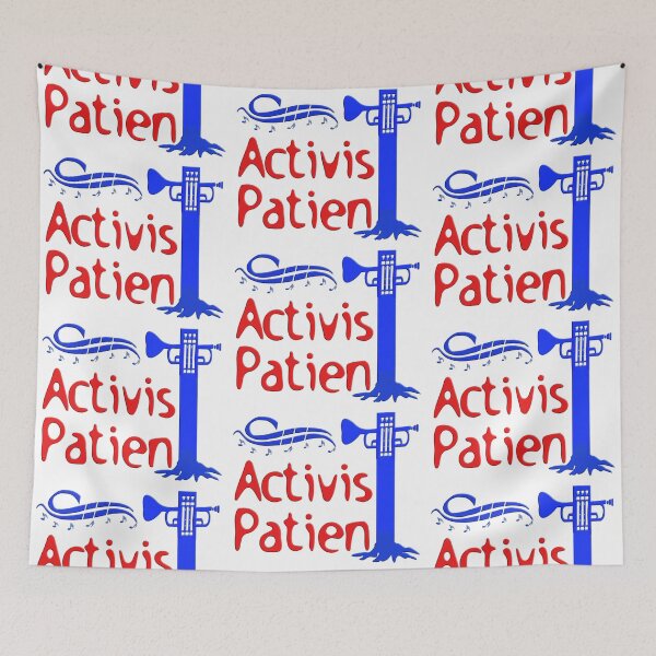 Item preview, Incomparable Abstract Activist Patient Trumpet Tree - Dynamic Motivational Artwork for fighting Illness - special gift for all chronically patients and especially for musicians diabetic patients. designed and sold by Ralek.