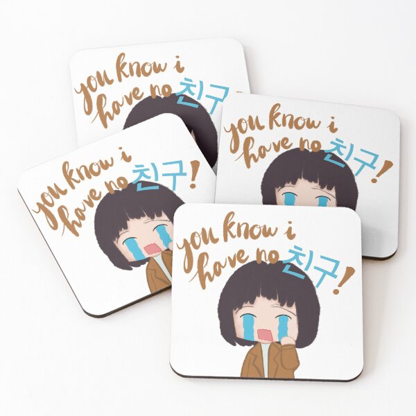 Item preview, You know I have no Chingu Kdrama crying girl meme  designed and sold by Miryo.