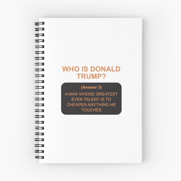 Item preview, Who is Trump: answer 3 designed and sold by Politics-Corner.