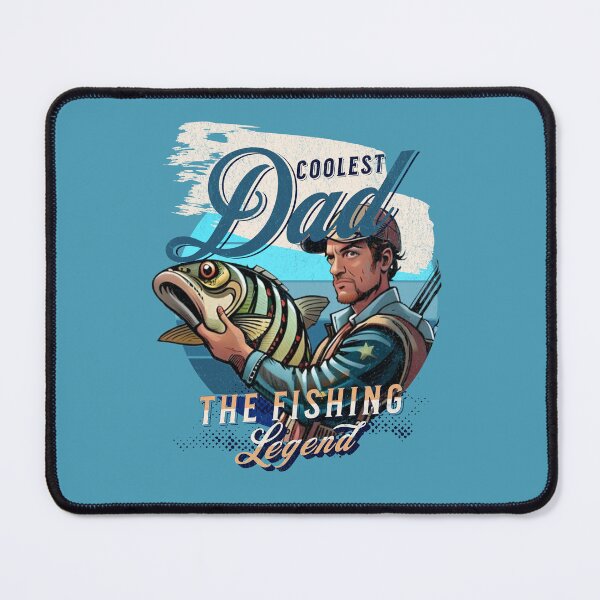 Item preview, Coolest Dad | Fishing daddy legend | Vintage Style designed and sold by Tee-Craftify.