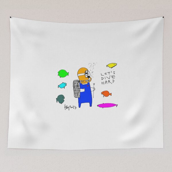 Item preview, LET'S DIVE HARD designed and sold by tomasz jakub sysło.