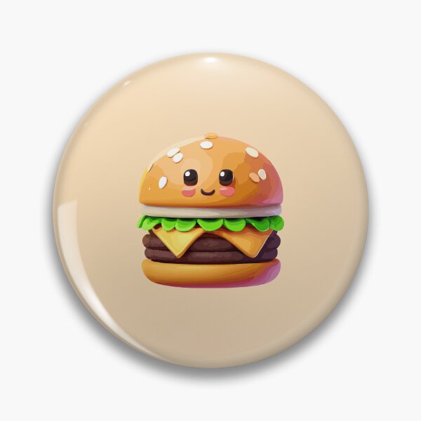 Item preview, Burger with a super cute face, generates tranquility designed and sold by ARVM.