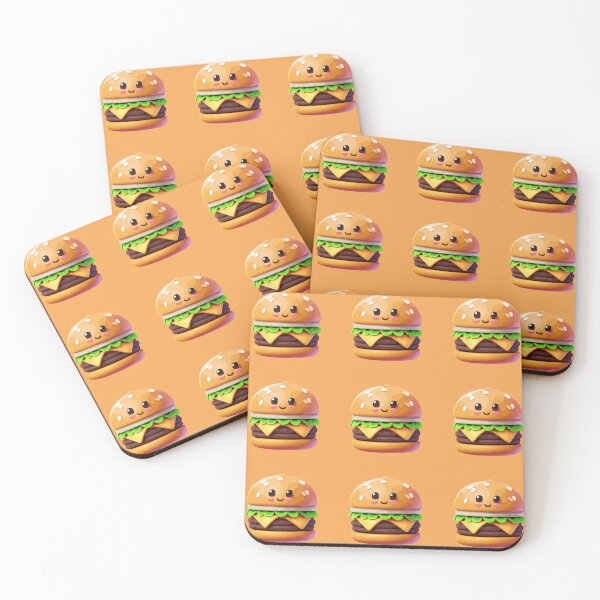 Item preview, Burger with a super cute face, generates tranquility designed and sold by ARVM.