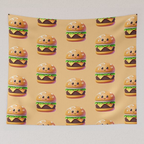 Item preview, Burger with a super cute face, generates tranquility designed and sold by ARVM.