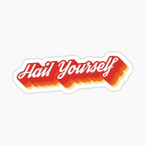 Item preview, Hail Yourself (on Black) designed and sold by Jess McGarity Art.