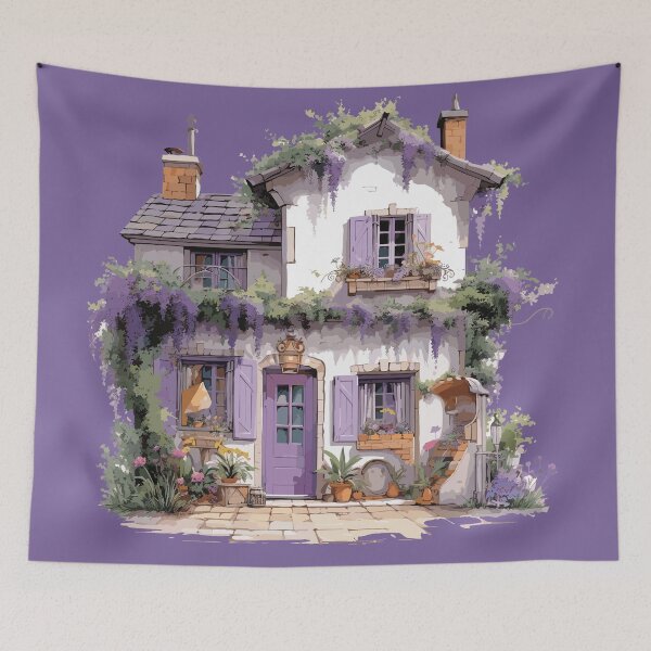 Item preview, Idyllic Provençal Retreat designed and sold by CatCoconut-Art.